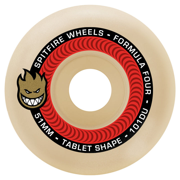 Spitfire Wheel Formula Four 101D Tablets 53mm Skateboard Wheels