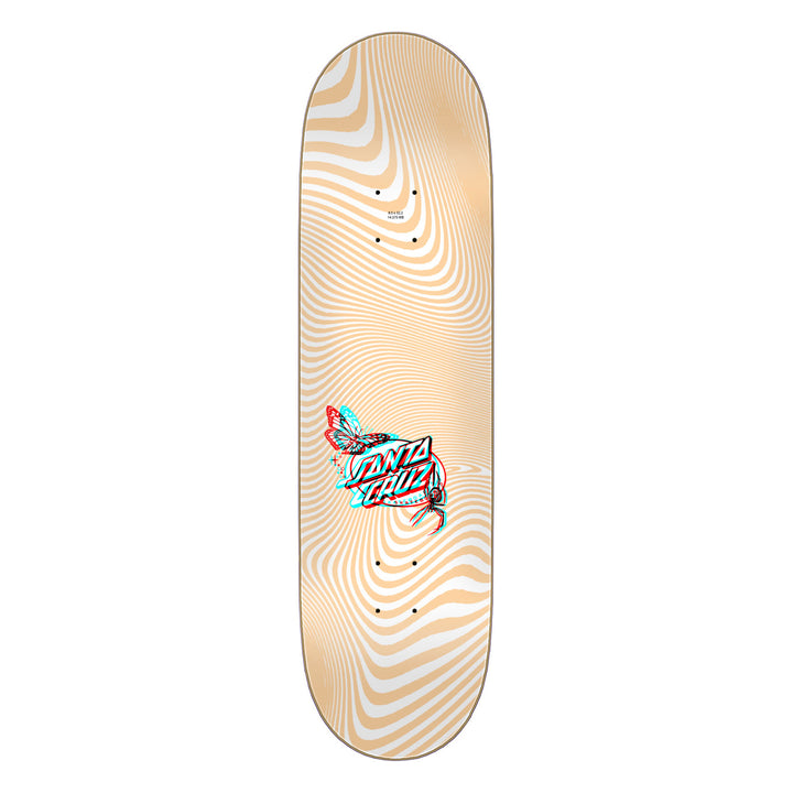 Santa Cruz Unwound Anaglyph Wooten 8.5 Skateboard Deck