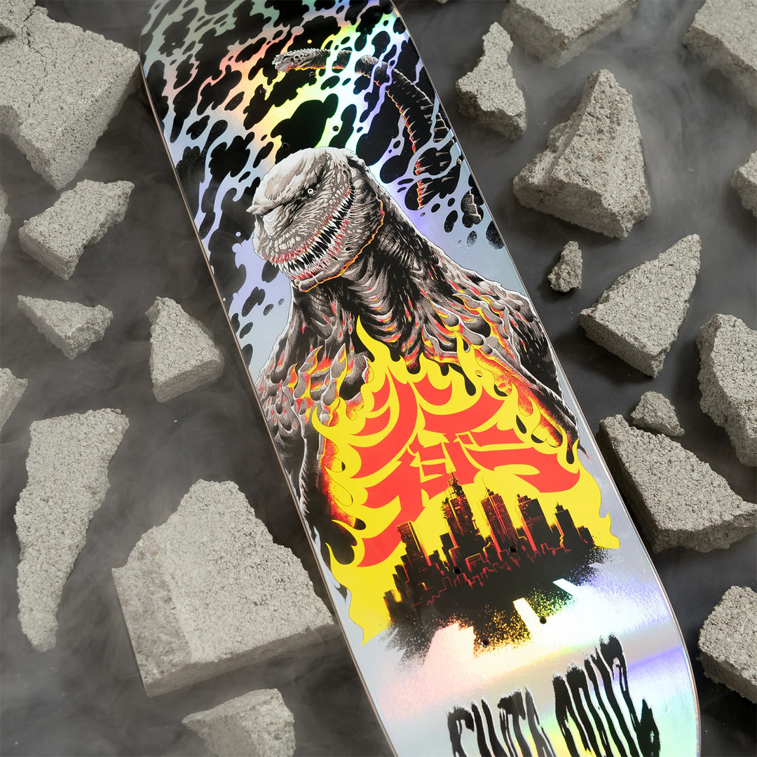 Santa Cruz X Godzilla Shin Knox Firepit 8.5 Skateboard Deck