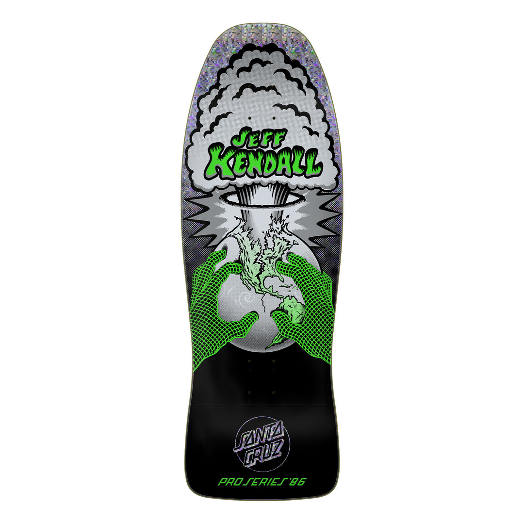 Santa Cruz Kendall End Of The World Reissue Neon Green 10 Skateboard Deck