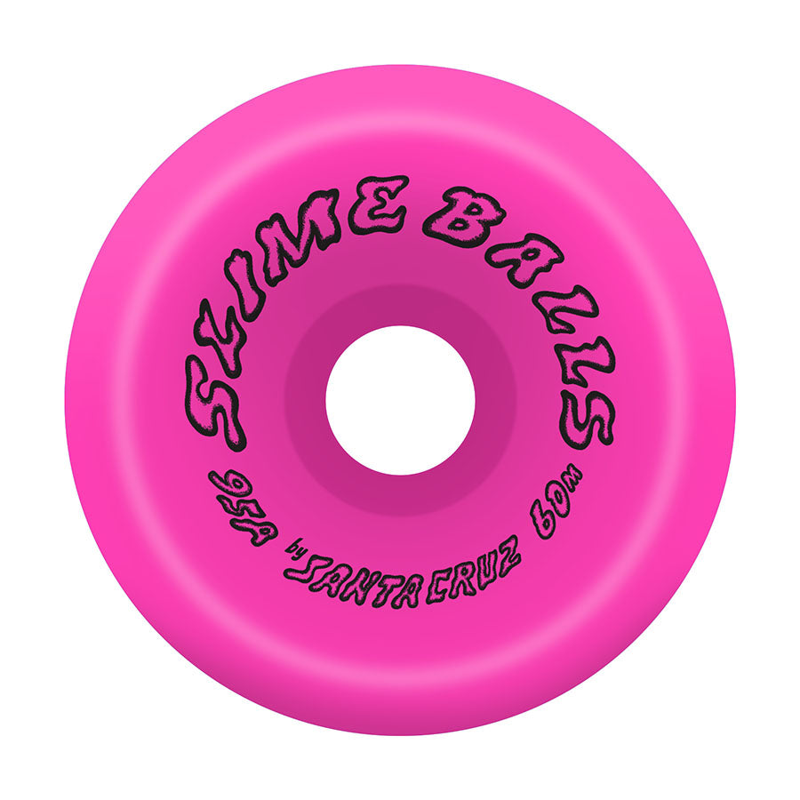 Slime Balls SCUDWADS NEON Pink 94A 60mm Skateboard Wheels
