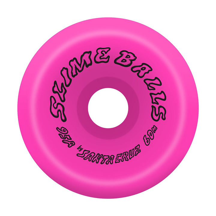 Slime Balls SCUDWADS NEON Pink 94A 60mm Skateboard Wheels
