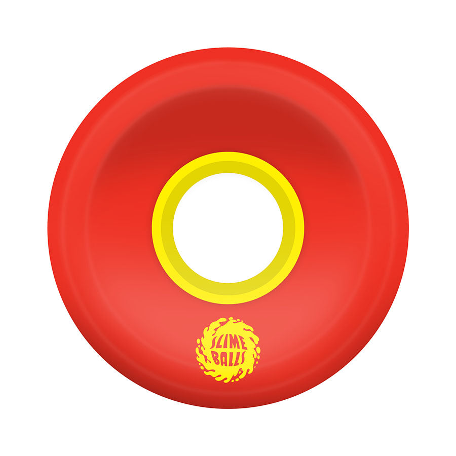 Slime Balls OG Slime Red/Yellow 78A 60mm Skateboard Wheels
