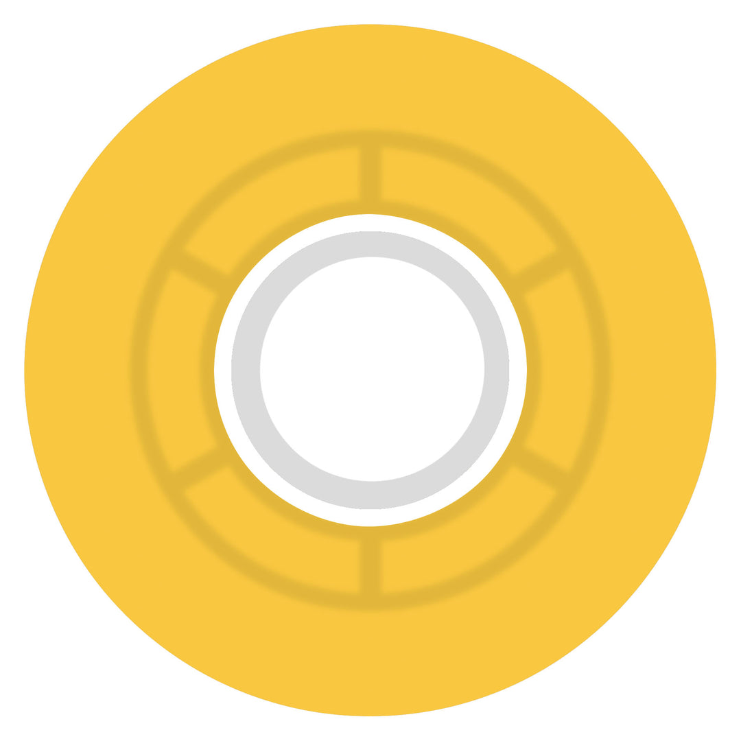 Ricta - Clouds Transparent Citrus/White 55MM 78A Skateboard Wheels