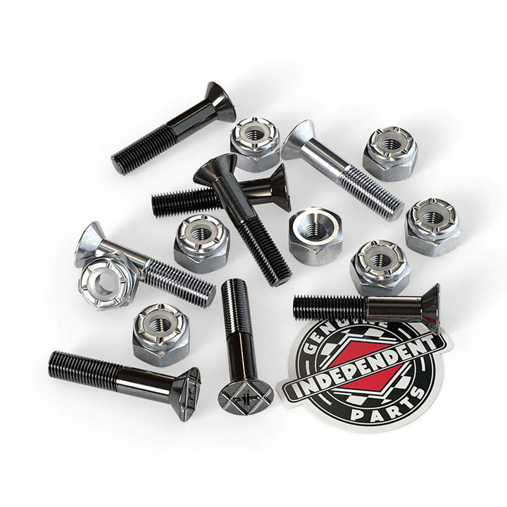 Independent Bolts 1 Inch Phillips Head  Black/Silver