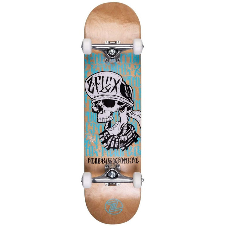 Z-Flex Skull Complete Skateboard 8.0