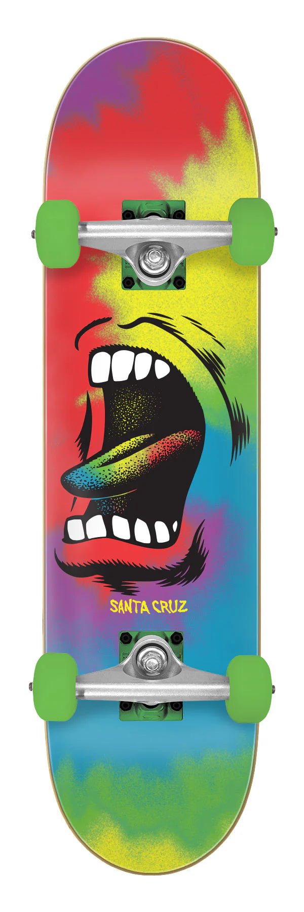 Santa Cruz Big Mouth Tie Dye Complete Skateboard 8.0