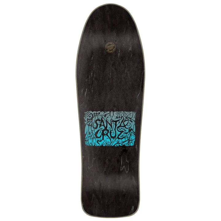 Santa Cruz Knox Firepit Reissue Cyan Metallic 10.07 Skateboard Deck