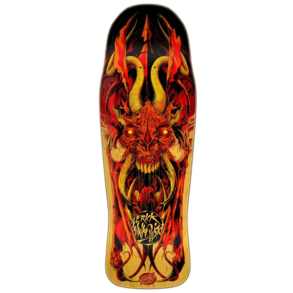 Santa Cruz Winkowski Primeval Fire Shaped 10.34 Skateboard Deck