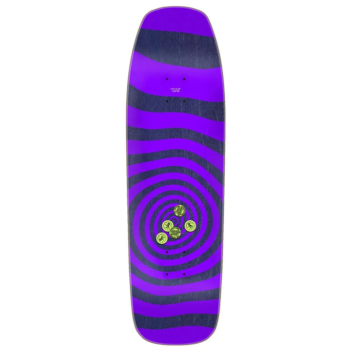 Santa Cruz Delfino Pinball Vision Pro Shaped 9.14 Skateboard Deck