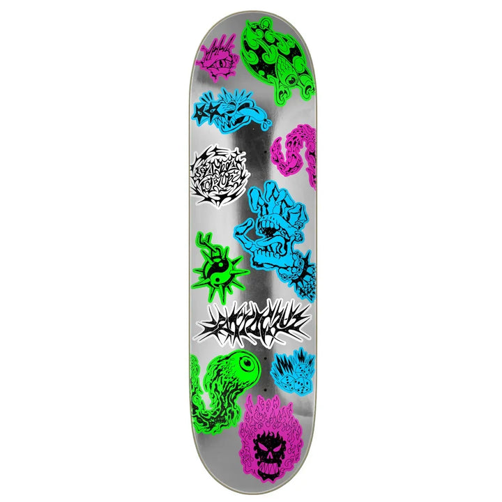 Santa Cruz - Scribble Flash FeelBase 8.0 Skateboard Deck