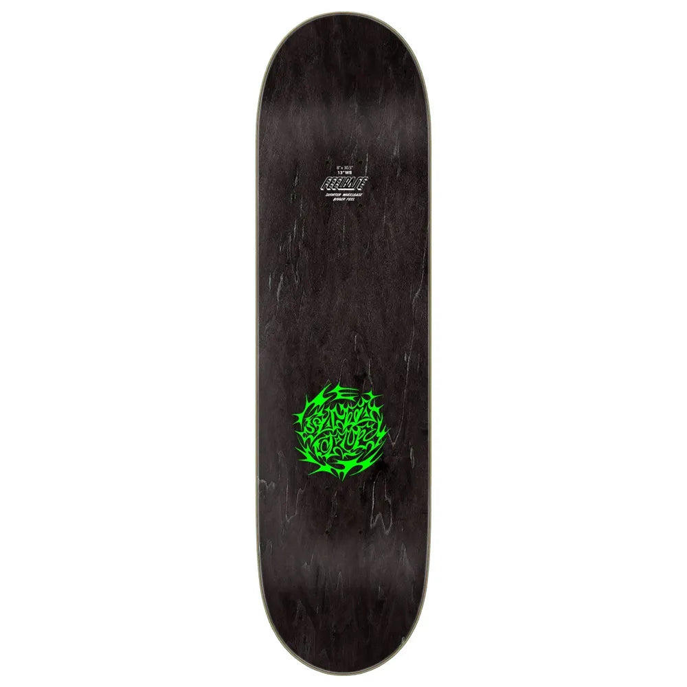 Santa Cruz - Scribble Flash FeelBase 8.0 Skateboard Deck