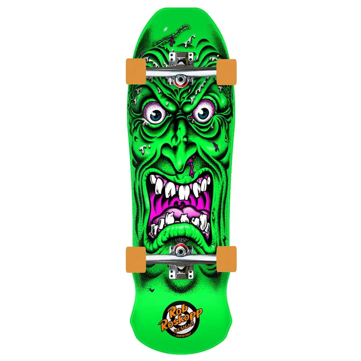 Santa Cruz - Roskopp Face Reissue Green 9.5 Complete Skateboard