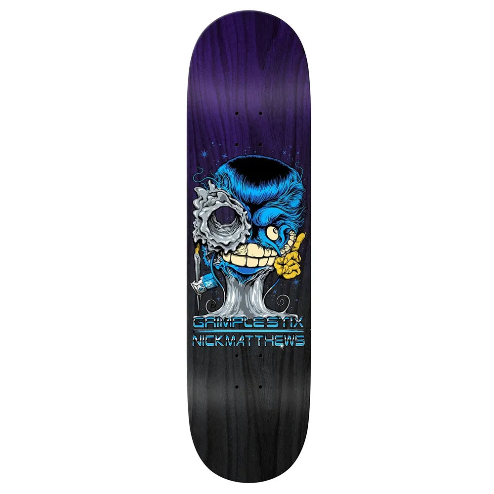 Anti Hero Grimple Stix Nick Matthews Grimplenator 8.5 Skateboard