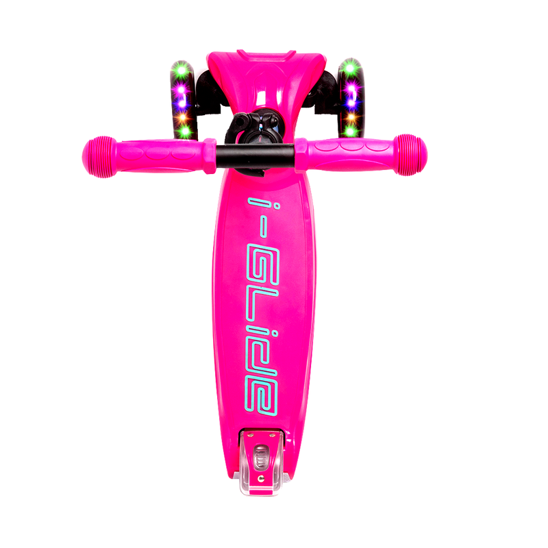 I-glide 3 Wheel Kids Scooter Pink/Aqua