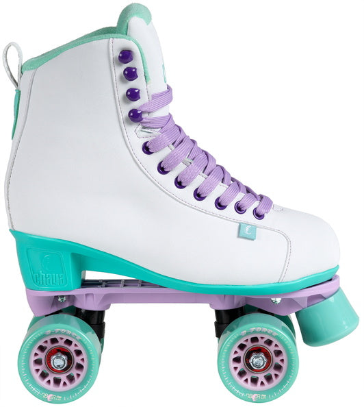 Chaya Melrose White/teal Roller Skates