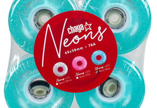 Chaya Led Outdoor Wheels Neon 4 Pack