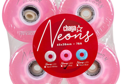 Chaya Led Outdoor Wheels Neon 4 Pack