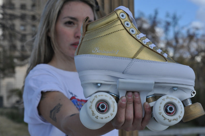 Chaya Park Kismet Barbiepatin Gold Skate