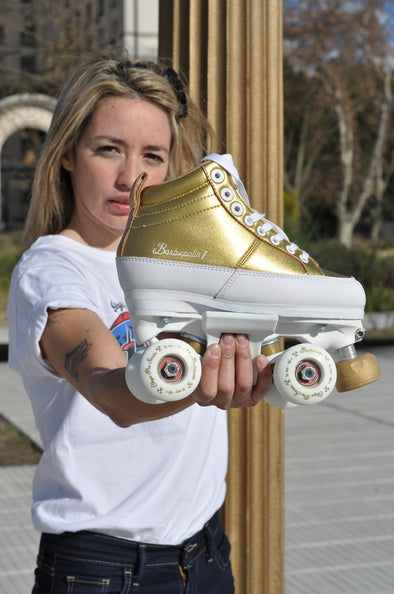 Chaya Park Kismet Barbiepatin Gold Skate