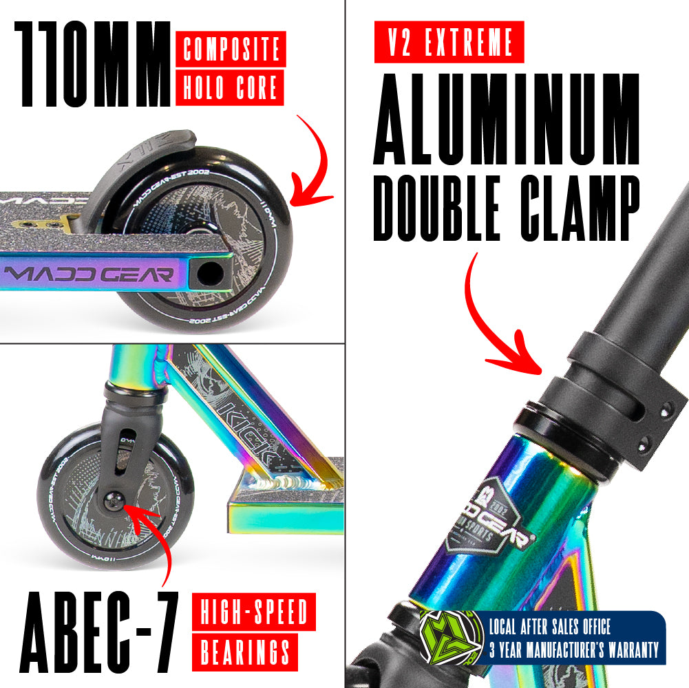 Madd Gear Kick Extreme Scooter NeoChrome