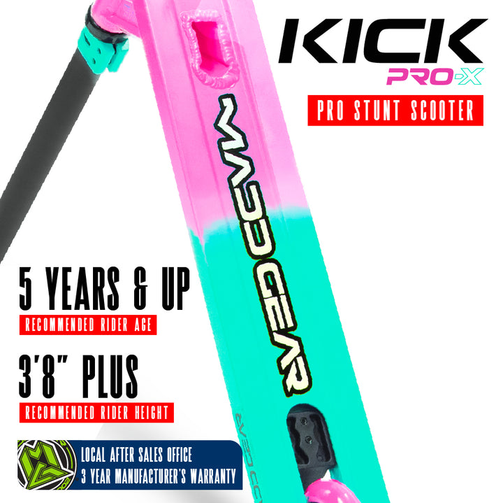 Madd Gear Kick Pro-X Scooter Pink / Teal