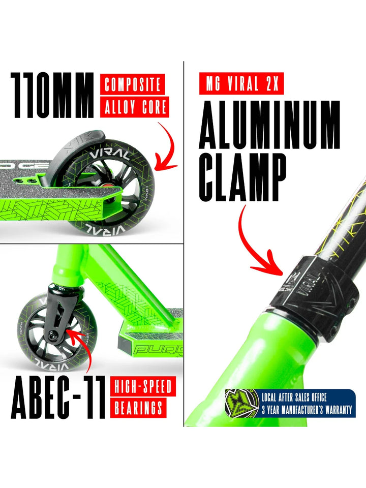 Madd Gear Viral Purge Scooter Jade