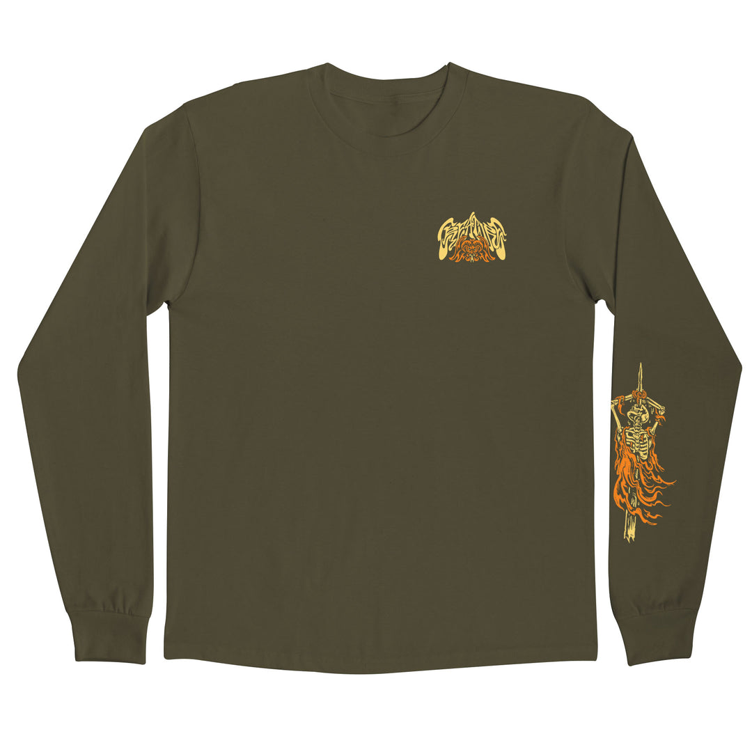 Creature Psychrofice Long Sleeve T-shirt Military Green