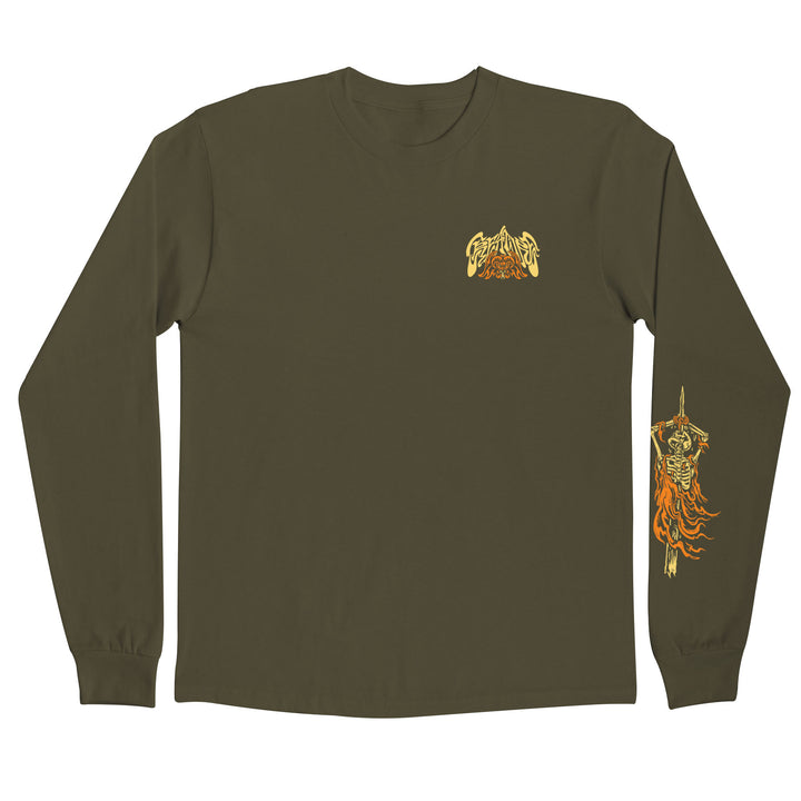 Creature Psychrofice Long Sleeve T-shirt Military Green