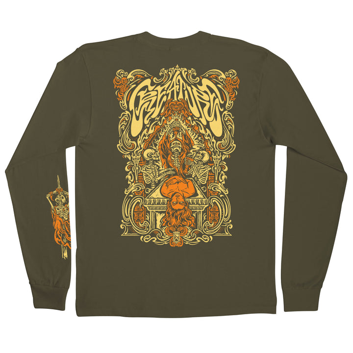 Creature Psychrofice Long Sleeve T-shirt Military Green