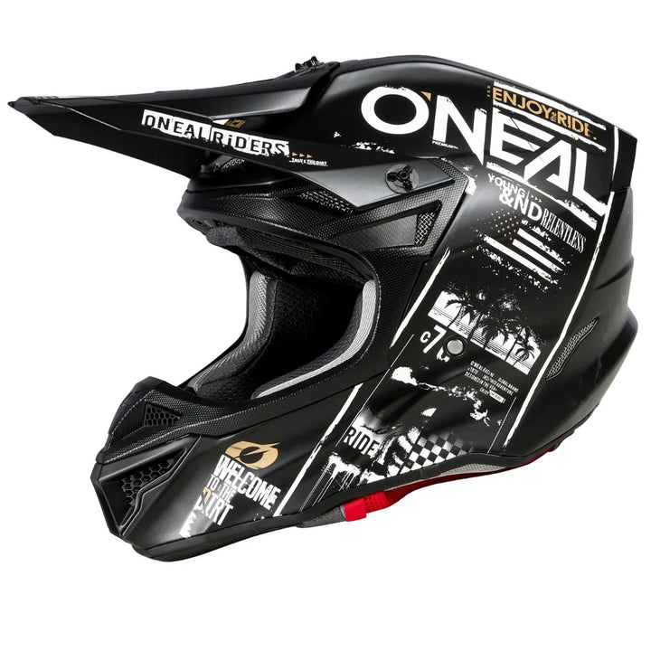 ONEAL 5SRS V.23 FULL FACE HELMET - ATTACK Black/White