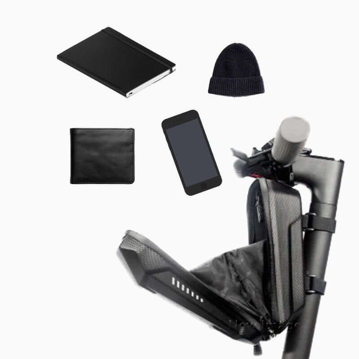 WILDMAN 3L Waterproof Hard-Shell Scooter Bag – Durable Storage for E-Scooters and Bikes