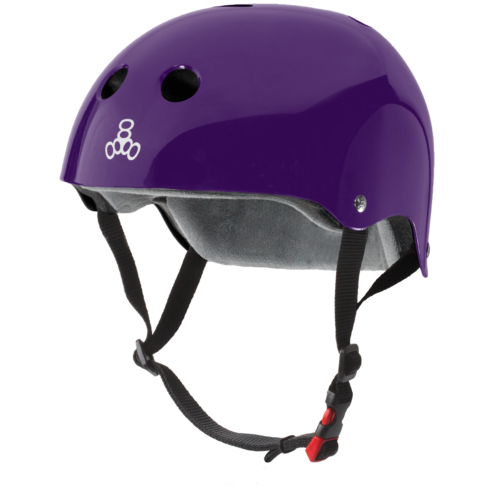 Triple 8 The Certified SS skate helmet purple gloss