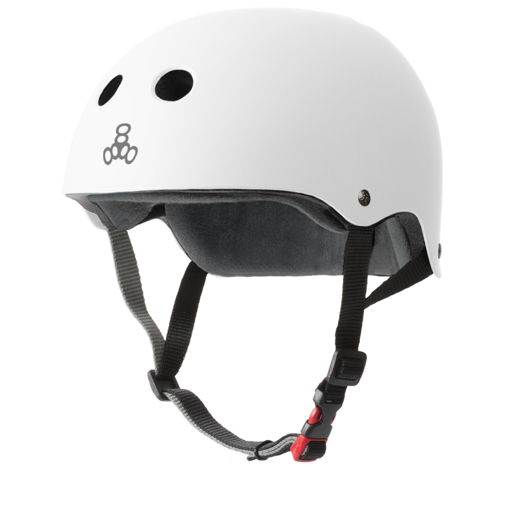 Triple 8 The Certified Helmet Ss White Rubber