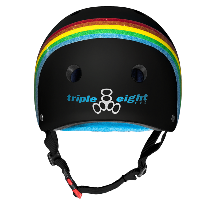 Triple 8 The Certified Helmet Ss Rainbow Sparkle Black