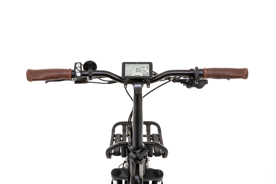 ET Cycle F720 Folding E-Bike, 250W-750W Matt Black 20"