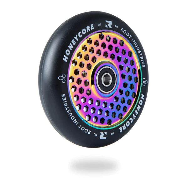 ROOT INDUSTRIES Honeycore Wheels 110mm | Black/Rocket Fuel PAIR
