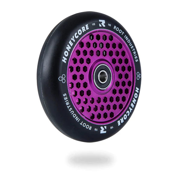 ROOT INDUSTRIES Honeycore Wheels 110mm Black / Purple Pair