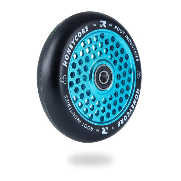 ROOT INDUSTRIES Honeycore Wheels 110mm Black / Sky Blue