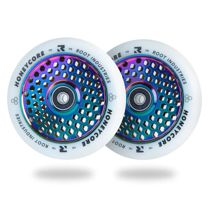 ROOT INDUSTRIES Honeycore Wheels 110mm White/Rocket