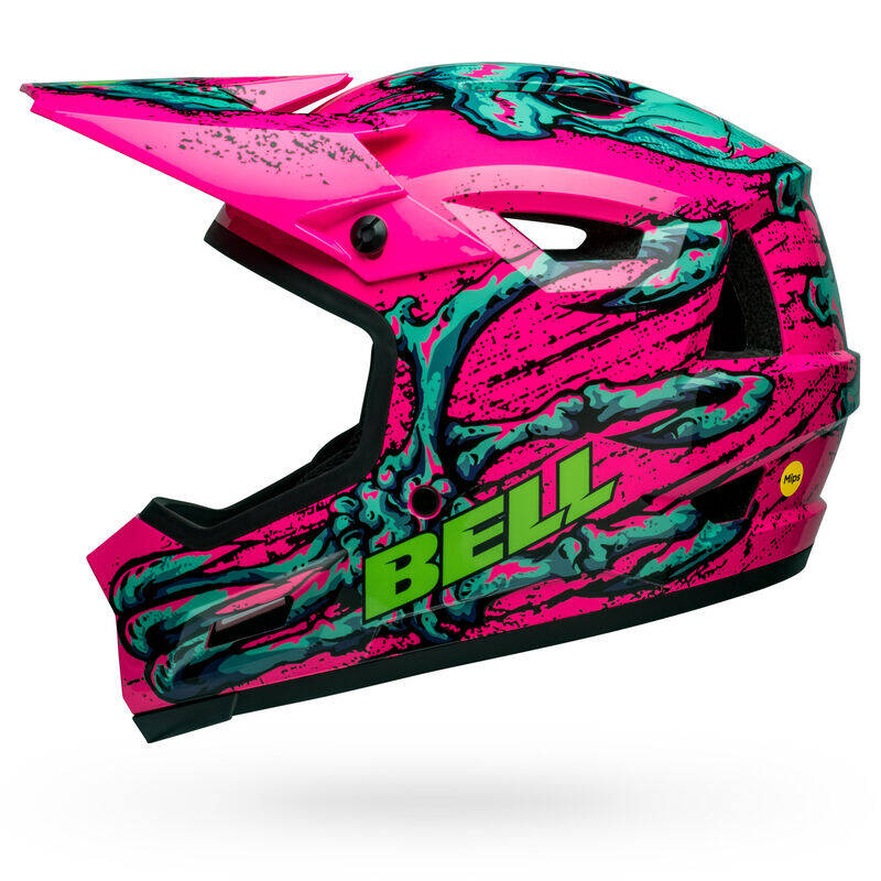 Bell Sanction 2 DLX MIPS Bonehead Pink/Torquoise