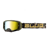 BLUR B-40 GOGGLE BLK/CAMO (GLD LENS)