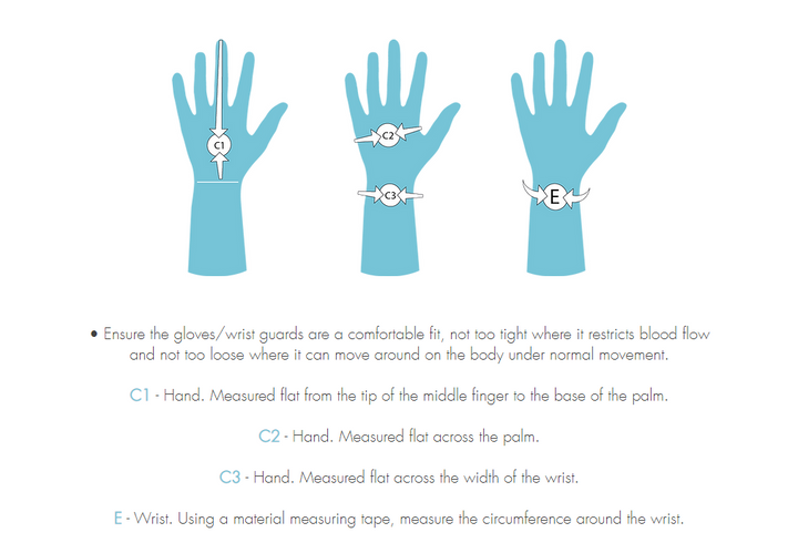 Rekd Wrist Guard XL | Blue