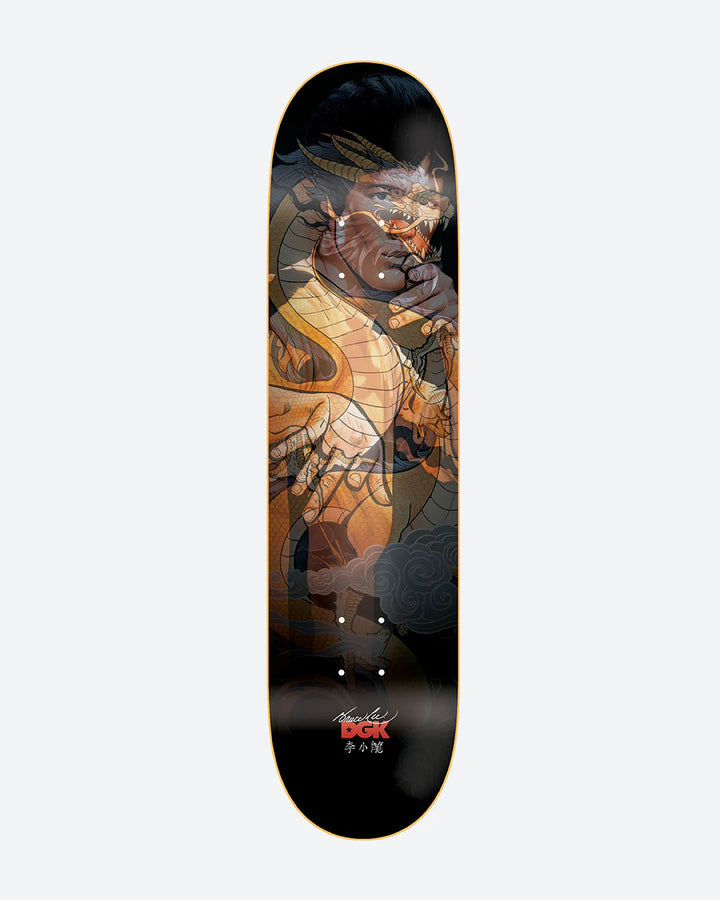 DGK X BRUCE LEE DRAGON LEE LENTICULAR 8.25" SKATEBOARD DECK