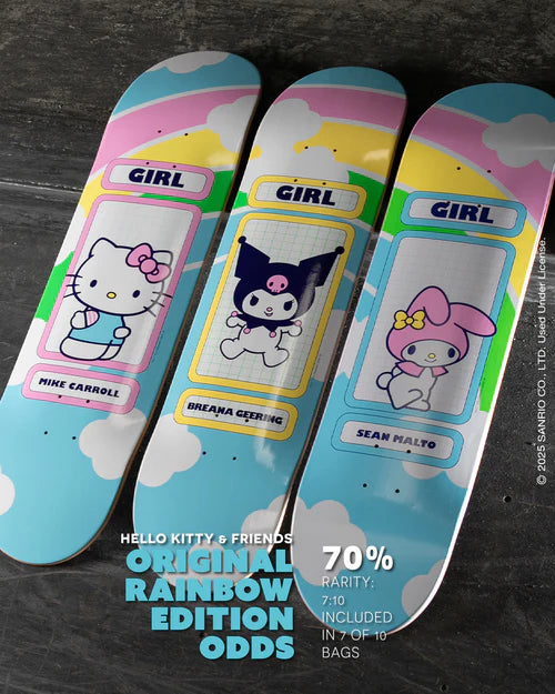 Girl Hello Kitty &amp; Friends Rainbow Blind Bag Deck