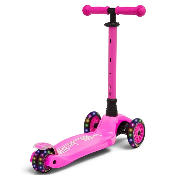 I-GLIDE 3-Wheel Kids Scooter Hot Pink