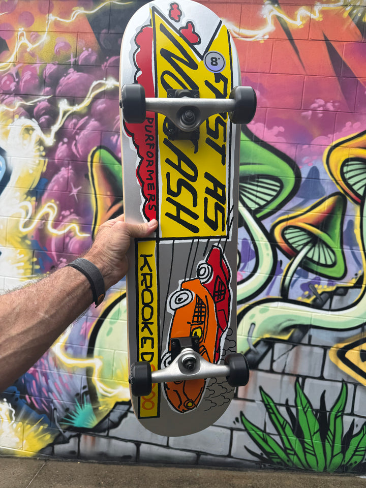 Krooked Racing Complete Skateboard 8.0"