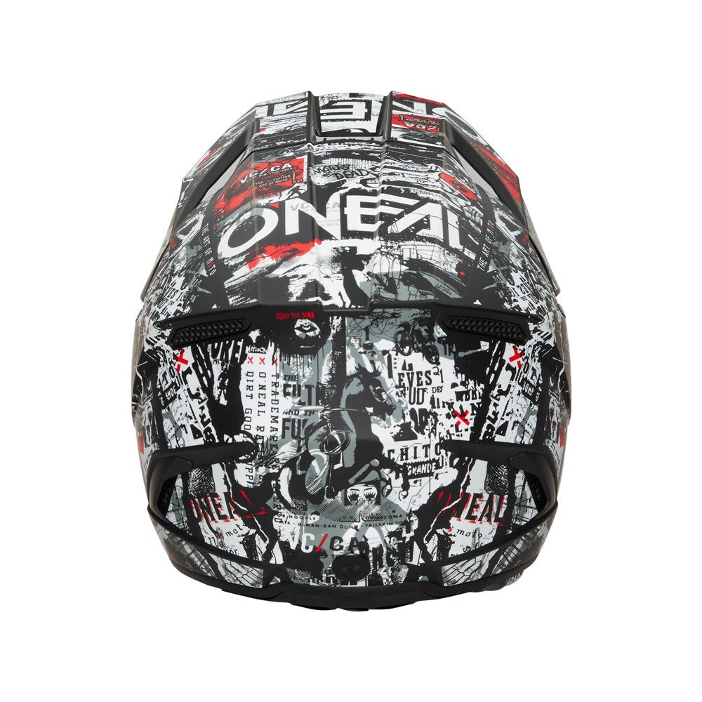 ONEAL 2025 3 SERIES ATTACK BLACK / WHITE HELMET