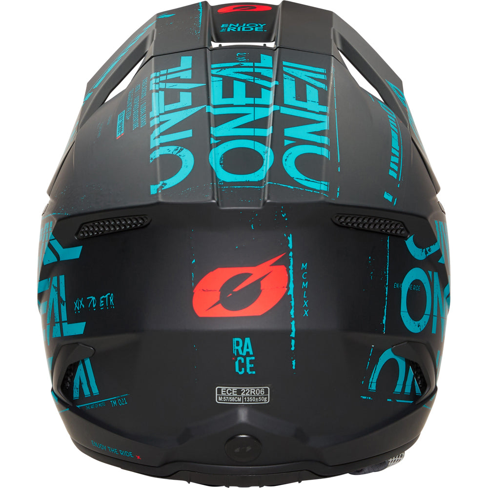 ONEAL 2025 3 SERIES STATIC BLACK / TEAL HELMET