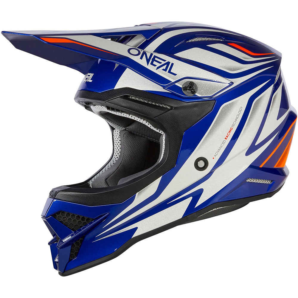 ONEAL 24 3SRS HELM VERTICAL V.23 - BLU/WHT (XL)